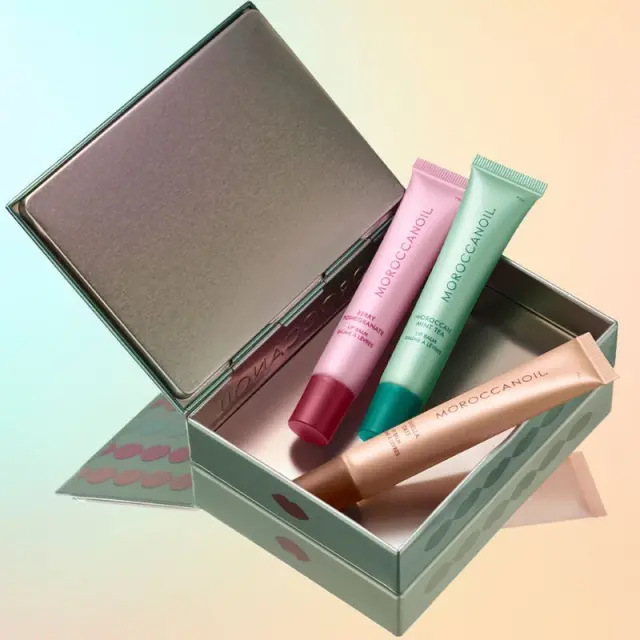 Σετ 3 Moroccanoil Lip Balms με Συλλεκτική Κασετίνα 3