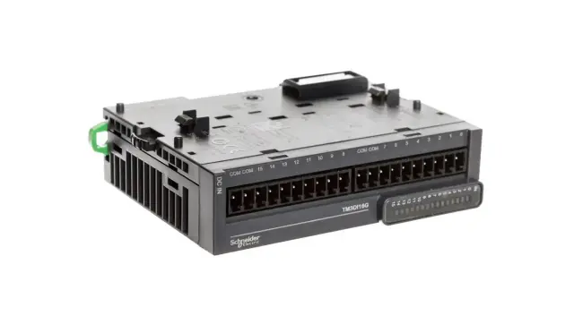 Discrete input module, Modicon TM3, 16 inputs (spring) 24 VDC