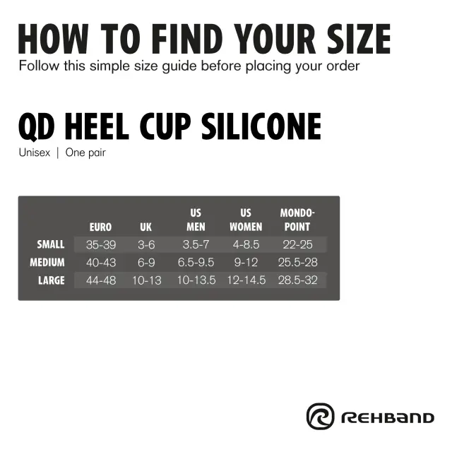 Rehband Υποπτέρνιο QD Heel Cup Silicone 2