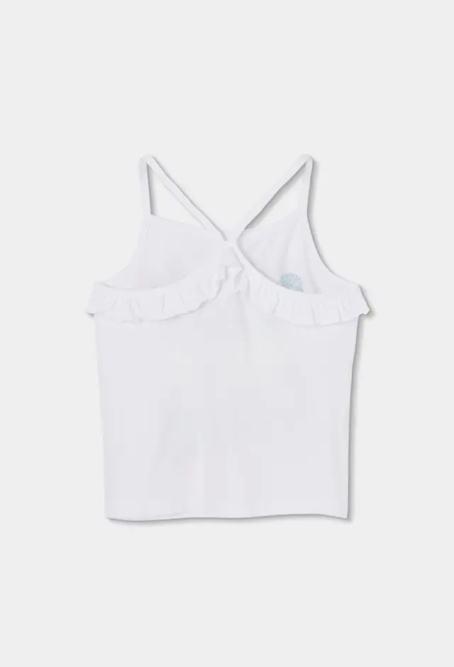Boboli Knit t-shirt suspenders για κορίτσι 413109-1100 2
