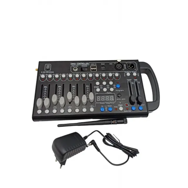 MINI DMX CONTROLLER ΚΟΝΣΟΛΑ ΦΩΤΙΣΜΟΥ ΜΕ 192 ΚΑΝΑΛΙΑ KY006