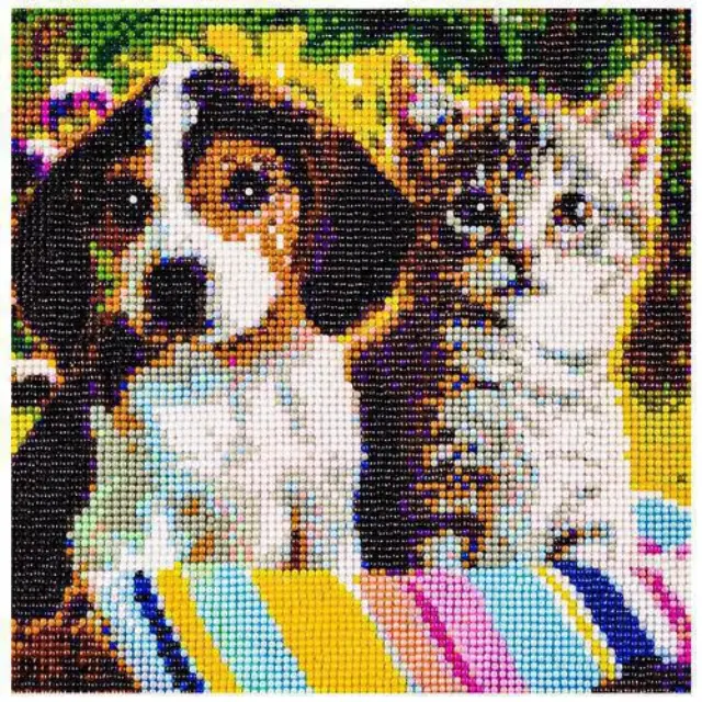Diamond painting ψηφιδωτό Κατοικίδια 30x30cm 2