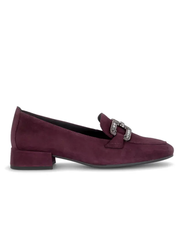 Gabor Μοκασίνια-Loafers Γυναικείο δέρμα Nubuck Μπορντώ GAB/400202 004-MULBERRY - 42 3