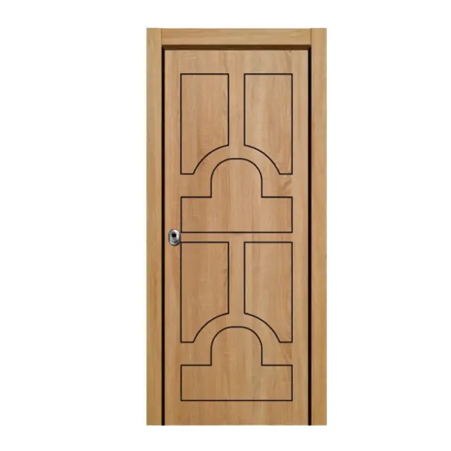 Θωρακισμένη πόρτα με επένδυση Laminate και σχέδιο παντογράφου 5408 Κατασκευαστική