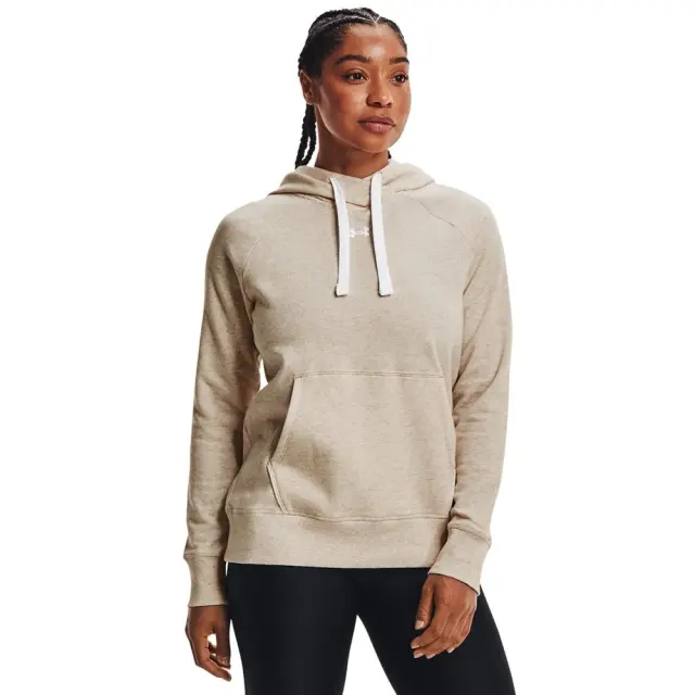 Under Armour Rival Fleece Hoodie (1356317-783) - Μπέζ - L