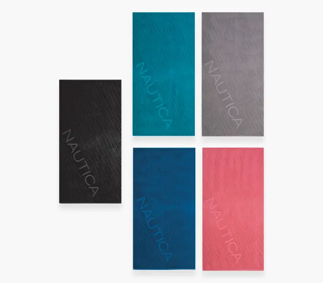 Nef-Nef Homeware Πετσέτα Θαλάσσης Nautica 90x170 Grey 3