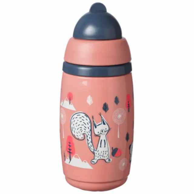 Tommee - Tippee Superstar Sport Bottle Παιδικό Κύπελλο με Σκληρό Στόμιο για 12m+ Ροζ 266ml