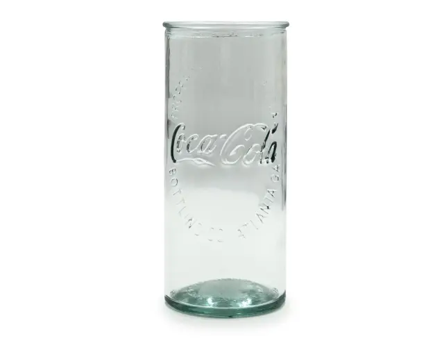 Ποτήρι Glass Drops Coca Cola (9017) Aπό 100% ανακυκλωμένο γυαλί, Xωρητικότητας 550ml, Διαστάσεων Ø 8 x Υ 17 cm 9017 2