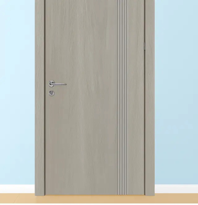 Εσωτερική Πόρτα CT-105-S1 Embossed Oak Gray (2000x680mm, Lock 3)