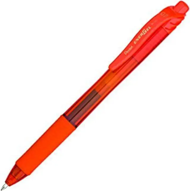 Pentel Στυλό Energel Πορτοκαλί 0.7mm (BL107-F)