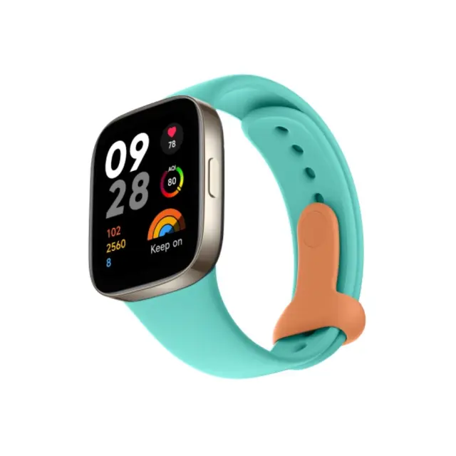 Watchband Xiaomi Silicon Strap για Redmi Watch 3 Aqua Blue BHR6937GL 2