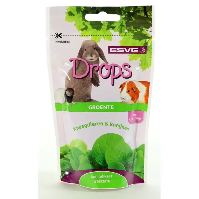 Esve Drops Με Λαχανικά για Κουνέλια & Τρωκτικά 75gr
