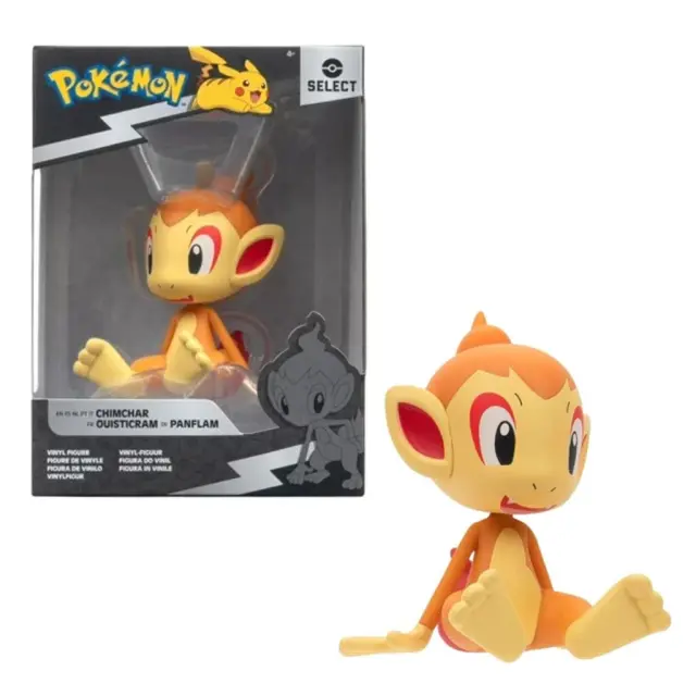 Pokemon Vinyl φιγούρα 10εκ. Chimchar / PKW3909 (Jazwares)