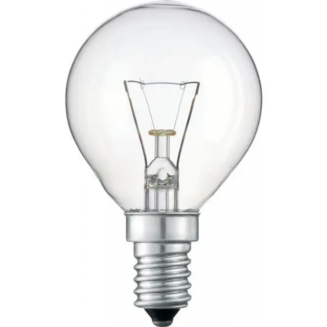 Incandescent Bulb E14 60W P45 220V Clear