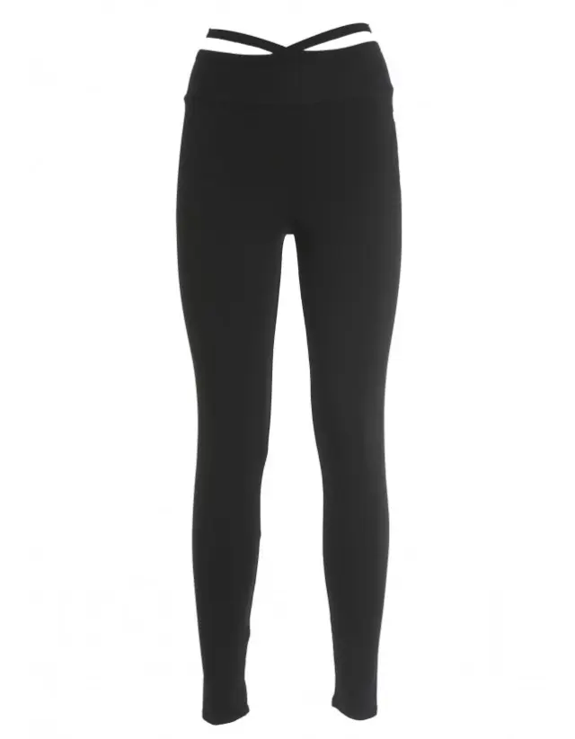 Deha Strappy Leggings Black B64006-10009 - S