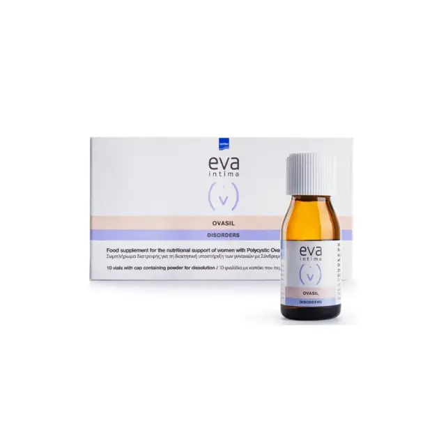 Ovasil Συμπλήρωμα Διατροφής Για Την Υποστήριξη Γυναικών Με Σύνδρομο Πολυκυστικών Ωοθηκών 10 Φιαλίδια