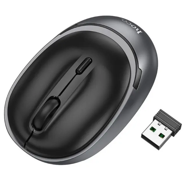 Ασύρματο Ποντίκι Hoco GM34 Nuevo Dual Mode 1600dpi 2.4GHz 4 Πλήκτρων Μαύρο 2