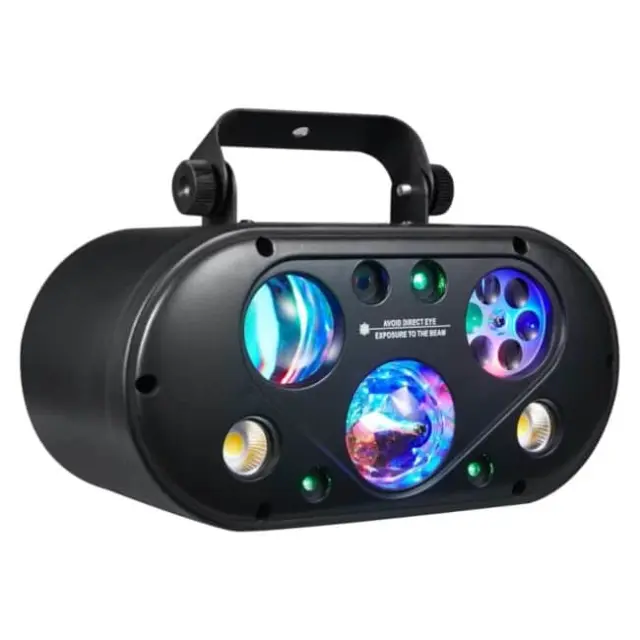 LIGHT4ME ULTRABOX 1 light multieffect LED RGBA 6in1 gobo effect magic ball water wave gold strobe laser disco DJ lighting