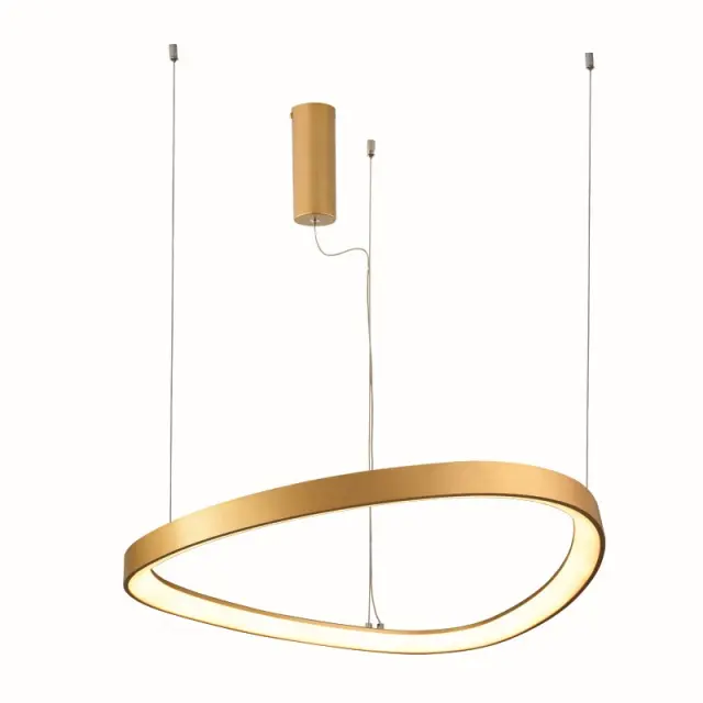HARMONY-ΦΩΤΙΣΤΙΚΟ ΚΡΕΜΑΣΤΟ ΧΡΥΣΟ ΑΛΟΥΜΙΝΙΟΥ LED SMD 73W CCT 5800LM IP20 Φ800Χ1200ΜΜ / BR97LEDP80GDCCT