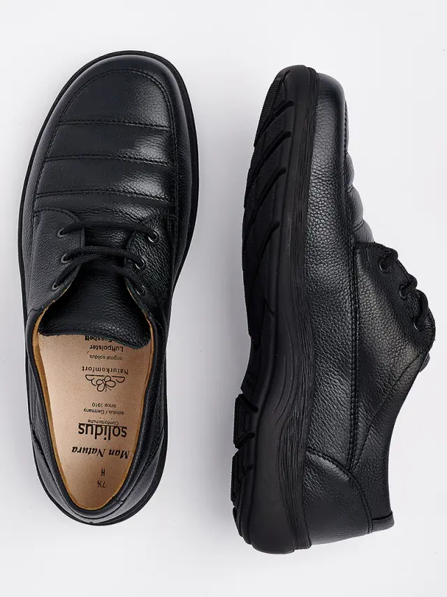 Solidus Sneakers Ανδρικό δέρμα Μαύρο SOL/87055 SCHWARZ - 40,5 3