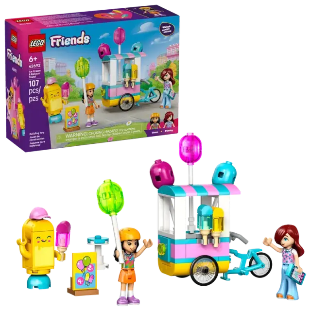 LEGO® Friends Ice Cream & Balloon Stand για 6+ Ετών 107τμχ - 42692 2