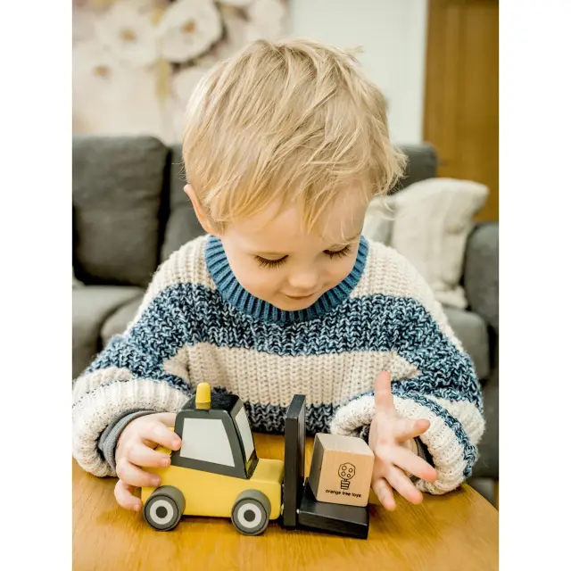 Ξύλινο Κλαρκ Construction Orange Tree Toys (FSC®) 2