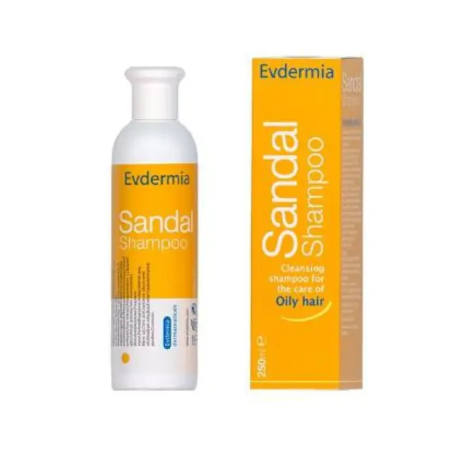 Evdermia Sandal Shampoo Σμηγματορρυθμιστικό Σαμπουάν για Λιπαρά Μαλλιά, 250ml