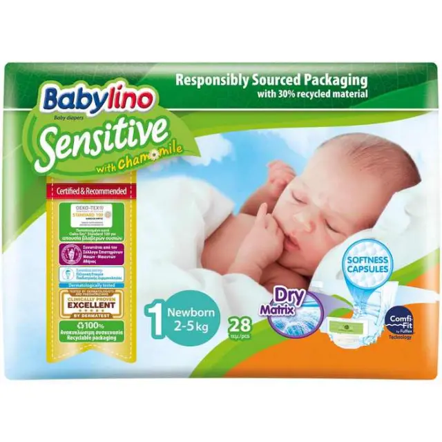 BABYLINO Πάνες Νο1 28ΤΕΜ
