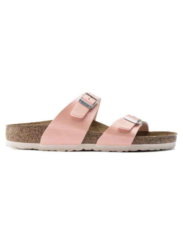 Birkenstock Πέδιλα Γυναικείο Birko-Flor(ανθεκτικό υλικό της Birkenstock-επιτρέπει την επαφή με το νερό) Ροζ BIR/SYDNEY GRACEFUL 1021465 CORAL 3