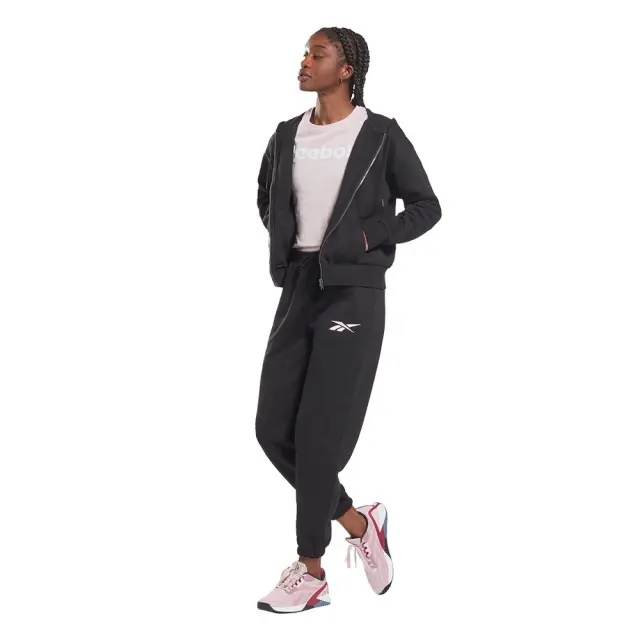 Reebok TE Vector FZ Hoodie (H62058-Black) - Μαύρο - S 3