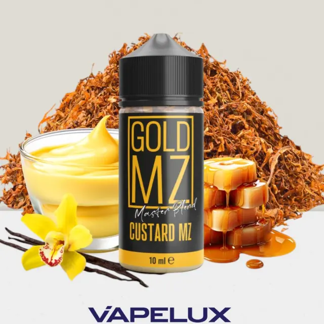 Infamous Flavor Shots - Gold MZ Custard 10ml to 100ml