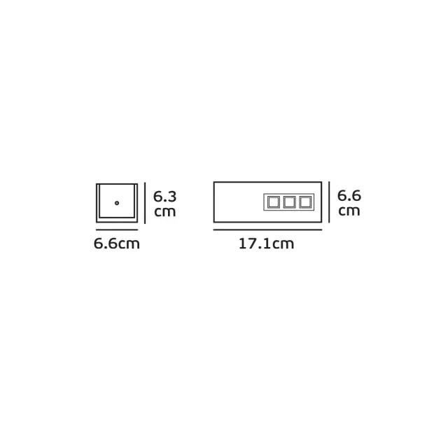 Eco Φωτιστικό οροφής LED 13W 3000K 1681lm 17.1cm μαύρο 2
