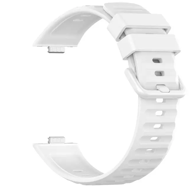 Techsuit - Watchband (W082) - Huawei Watch Fit 3 / Fit 4 / Fit 4 Pro / Fit 5 / Fit 5 Pro - White 3