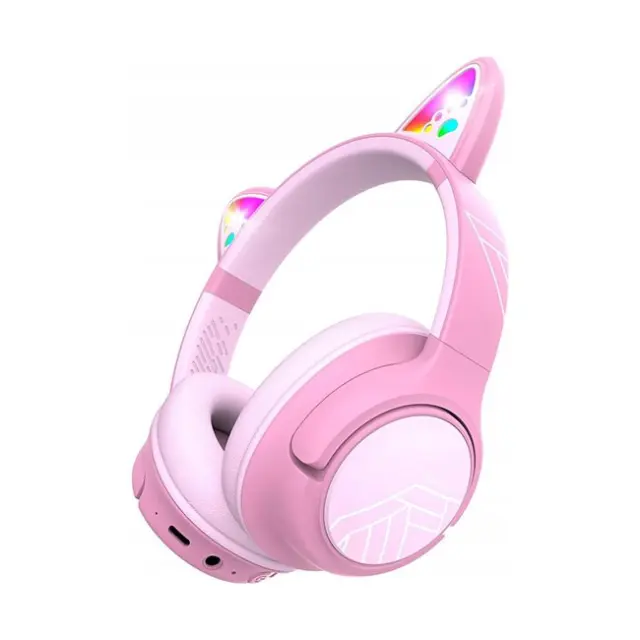 PowerLocus Headset Bobo Cat Ears BT Pink (PL752983)