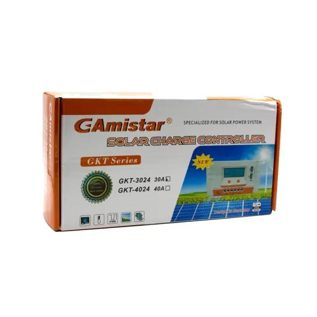 GAMISTAR Ρυθμιστής φόρτισης για φωτοβολταϊκά 30A GKT-3024 - Solar charge controller 47094 2