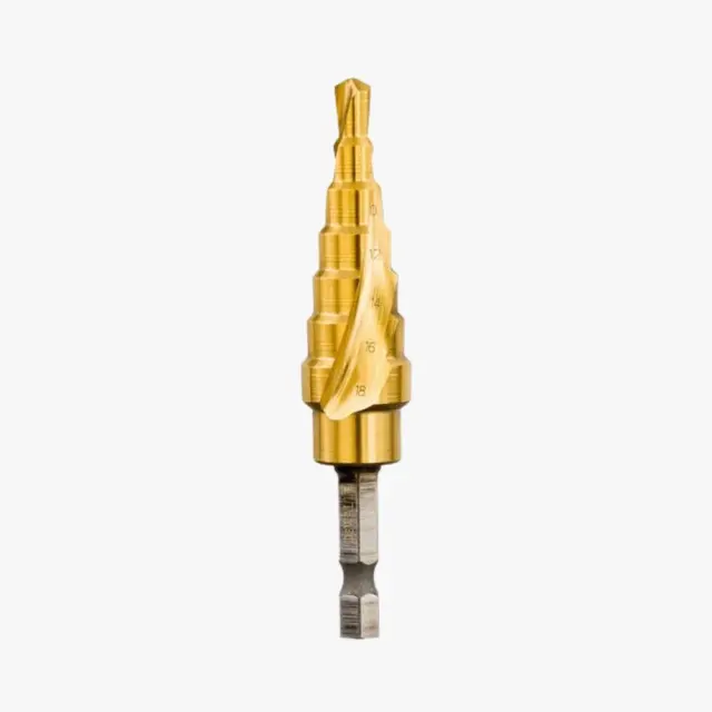 Dewalt DT5027 Impact Κωνικό Τρυπάνι Τιτανίου με Εξάγωνο Στέλεχος για Δομικά Υλικά 6-18mm 2
