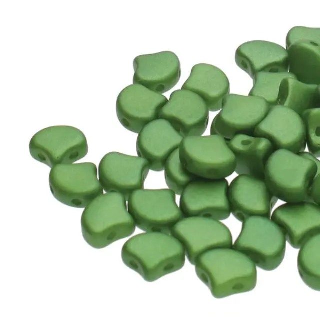 Χάντρα Matubo Ginko 7.5mm - Chatoyant Shimmer Artichoke ~10gr