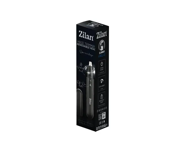 Trimmer Μύτης & Αυτιών Zilan Caelus με Ανοξείδωτες Λεπίδες 3
