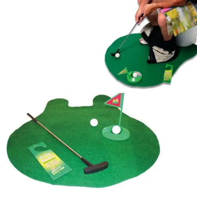 Mikamax Σετ Μπάνιου mini-Golf / Pro Golf Player: Potty Putter 2