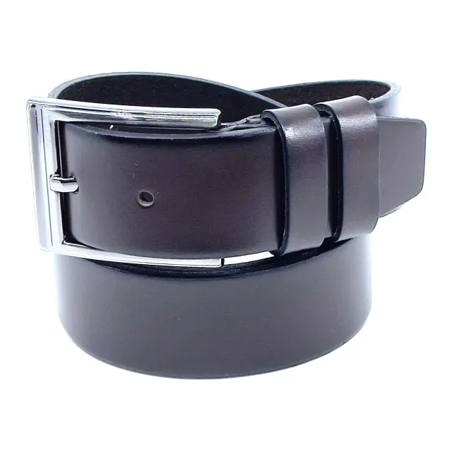 Καφέ Δερμάτινη Ζώνη Full Grain 4 cm - 145cm