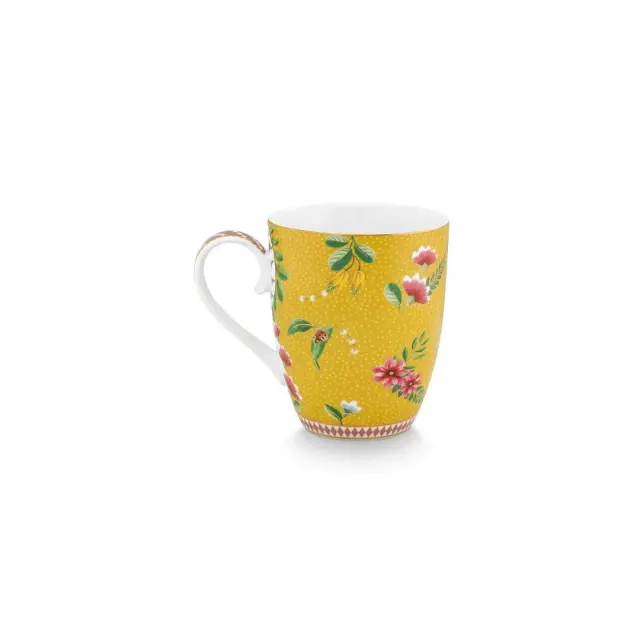 Pip Studio Σετ 2 Πορσελάνινες Κούπες 350ml / Set 2 Mugs in a Gift Box: La Majorelle (Yellow) 2