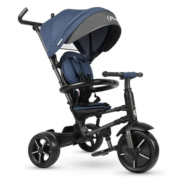 QPlay Rito Star Αναδιπλούμενο Τρίκυκλο Ποδήλατο Blue 10+ Μηνών