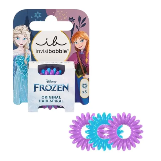 Invisibobble Disney Frozen Colour-Changing Hair Spiral Λαστιχάκια Μαλλιών, 3τεμ