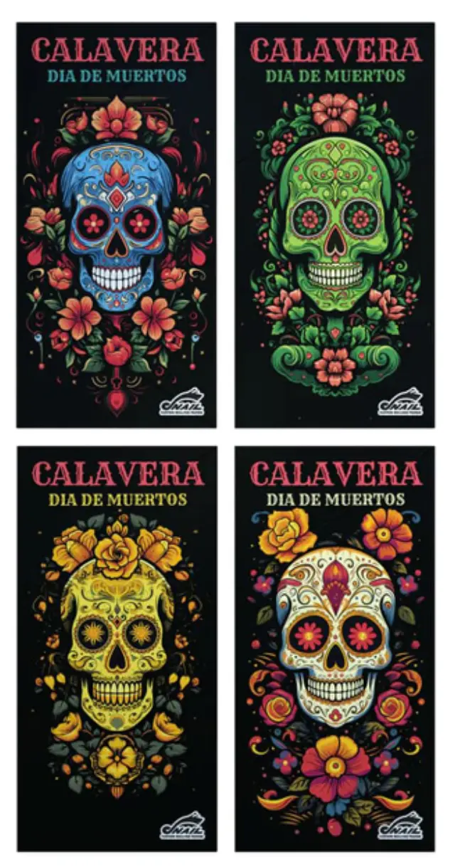Snail Συλλεκτικά Χαρτάκια «Συλλογή Calavera» - Yellow Skull | KS Slim & Tips 3