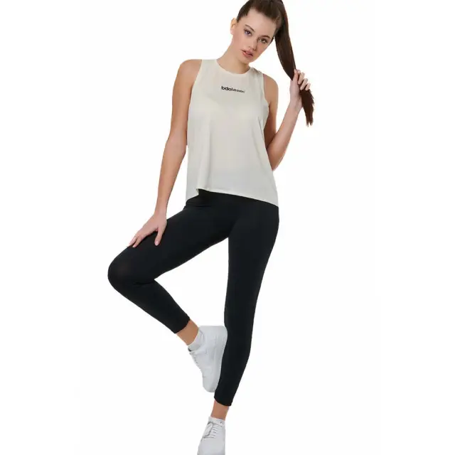 Body Action Women's 7/8 Length Tights Μαύρο 011515-01 (Body Action) - Medium 3