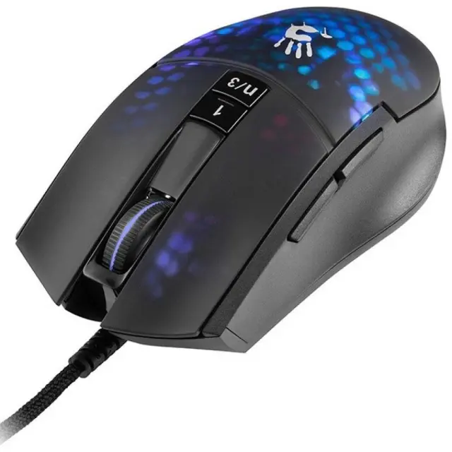 A4Tech L65 MAX RGB Gaming Ποντίκι 12000 DPI Μαύρο