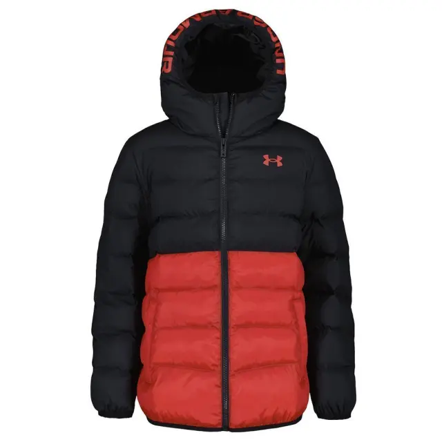 Under Armour Colorblock Puffer ΠΑΙΔΙΚΟ ΜΠΟΥΦΑΝ (UJFJM04F-001) - Μαύρο-Κόκκινο