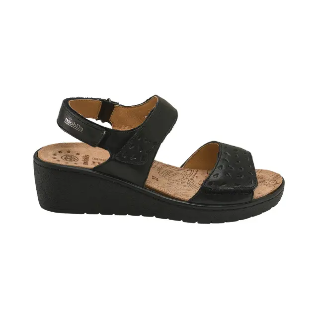 Mephisto Πλατφόρμες Γυναικείο δέρμα Μαύρο MEP/PENNY PERF BLACK