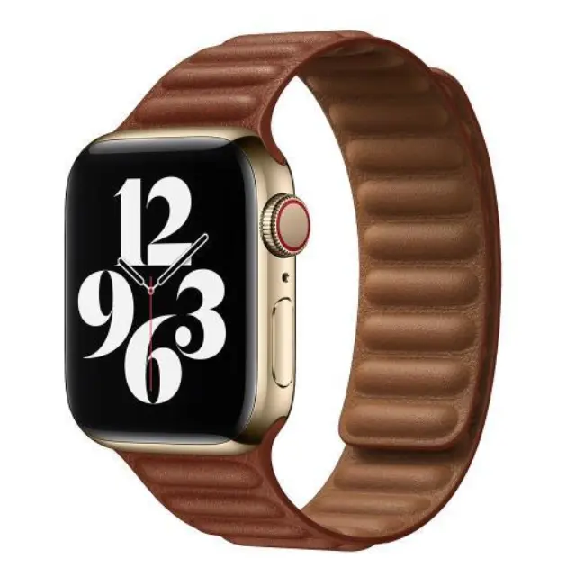 Λουράκι Devia Elegant Leather Apple Watch (38/ 40/ 41/ 42mm) Two-Tone Καφέ N60235