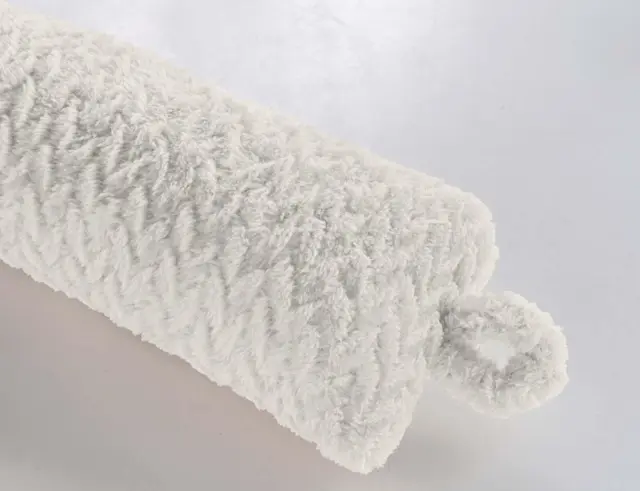 Αεροστόπ Πόρτας Flanela Douceur d'intérieur με διαστάσεις 80x10cm - Ivory 1612762 3